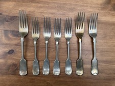 7 Silver Played Nickel Forks