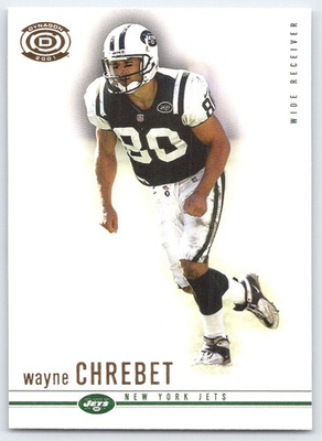 #ad 2001 Pacific Dynagon #64 Wayne Chrebet New York Jets $1.89