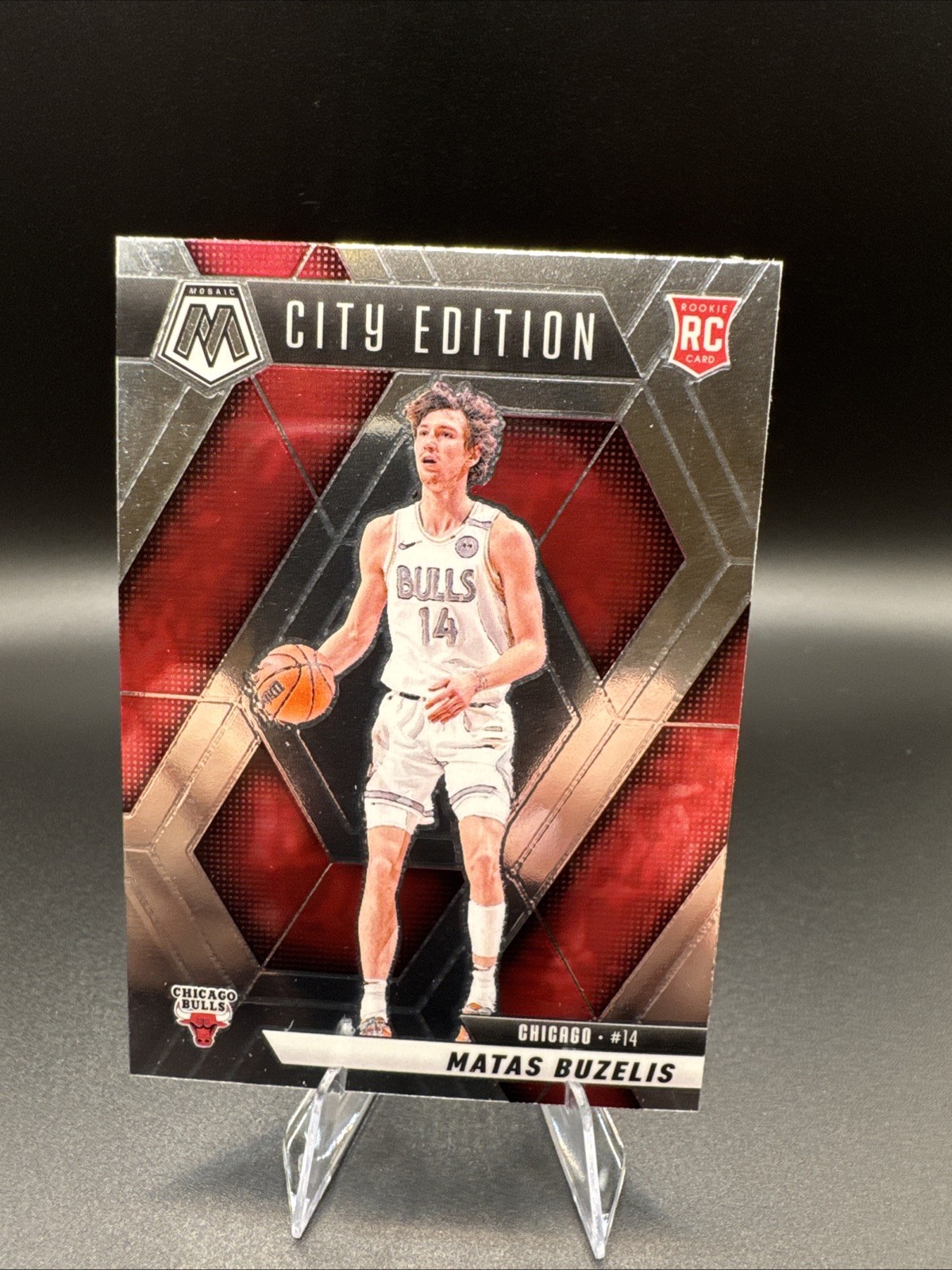 2024-25 Panini Mosaic - City Edition Matas Buzelis #273 Silver Prizm (RC)