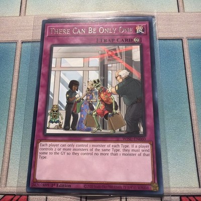 1x  Yugioh! There Can Be Only One - WISU-EN060 - Rare - 1st Edition Near Mint, 
