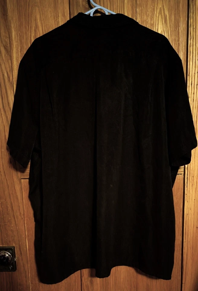 Camisa de manga corta Linea Dome para hombre talla 3XL/3XG 19-19,5" negra PET RESCUE Foto 4 de 4