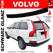 Lackschutzfolie Ladekantenschutz für Volvo XC 90 2006-2014 Schwarz Glanz