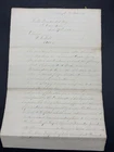 1863 3 Page Handwritten Letter Civil War Officer Desertion 6th New York Cavalry