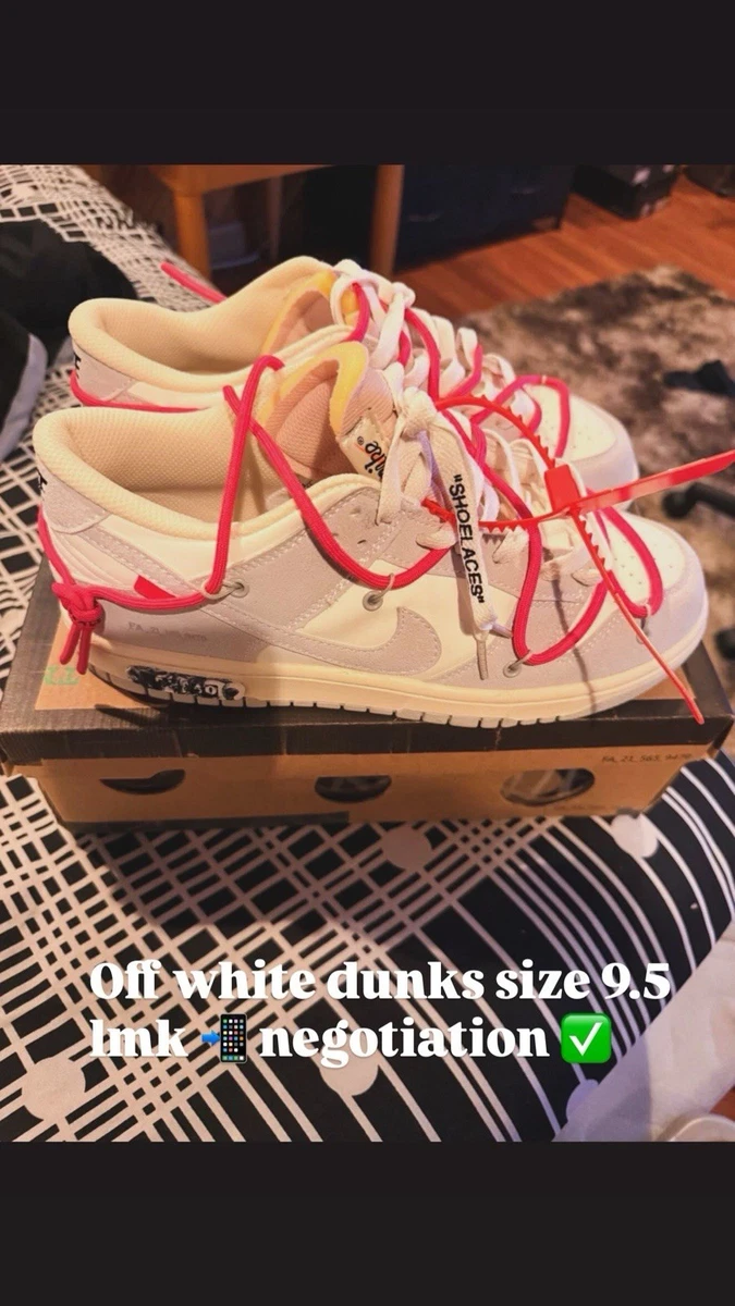 Las mejores ofertas en Nike Dunk Low Off-White Zapatos Deportivos