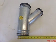 Lindab T-piece 45 degree Angle 4" & 3" TVU45-4-3 TVU45