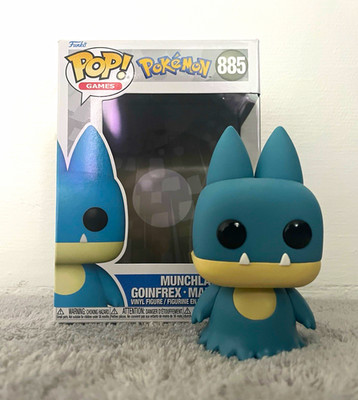 Funko Pop! Games Pokémon Munchlax #885 Vinylfigur Blau/Beige plastik fehlt