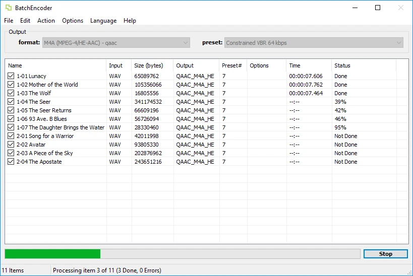 Audio Converter Pro - Convert Audio to MP3, WAV, WMA, AAC, AC3, OGG, DTS, FLAC - Image 3 of 4