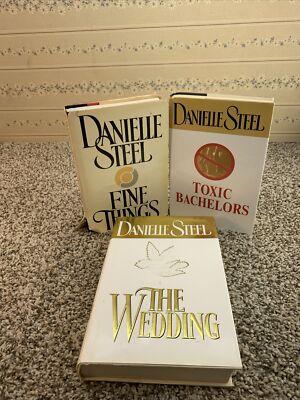 Danielle Steel Bundle hardcover lot of 3 Fine Things, Toxic Bachelors.