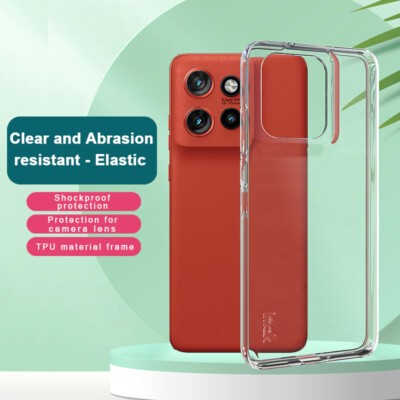 IMAK For Motorola Edge 50 Neo, Shockproof Soft Clear Transparent TPU Case Cover