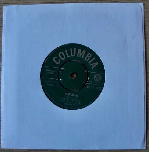 NORRIE PARAMOR ENCHANTED APRIL 7" SINGLE COLUMBIA (1958) EX EASY GT BRITAIN - Picture 3 of 3