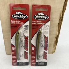 Berkley Hit Stick Jerkbait Size 9 SAND SHINER Trolling Walleye Bass Lure
