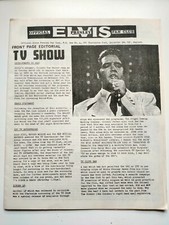 The Official Elvis Presley Fan Club Of Great Britain Magazine 1969