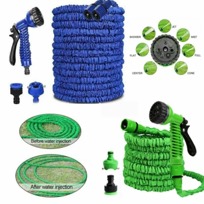 MAGIC HOSE IRRIGATORE DA GIARDINO ESTENSIBILE TUBO MAGICO ALLUNGABILE ELASTICO 22 30 METRI