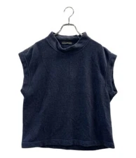 ISSEY MIYAKE men's vest brush tag 80s size M navy Casual Town Use Tops USED