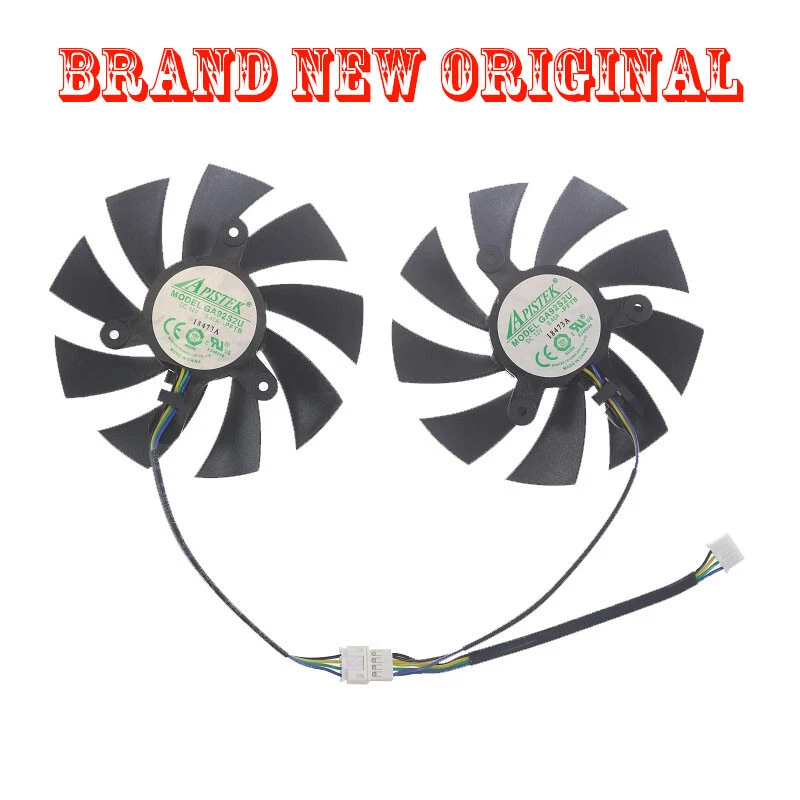 GA92A2H DC12V graphics fan for ZOTAC GAMING GeForce RTX 2060 AMP Graphics card - Image 2 of 2