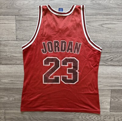 Vintage 90s #23 Michael Jordan Chicago Bulls Champion Jersey Mens