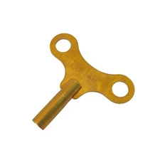 Brass Replacement Clock Key For Key Wind Clocks Size 12 / 5.25 mm  - Clock Parts