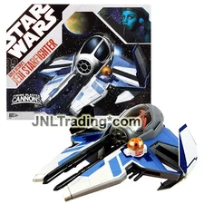 Year 2008 Star Wars The Clone Wars Vehicle Set - AAYLA SECURA'S JEDI STARFIGHTER