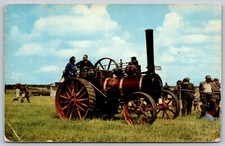 Marshall Agricultural Traction Engine No 15391 Built 1887 Postcard