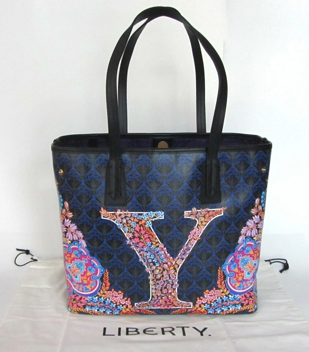 Liberty print top tote bag