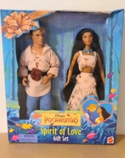 1995 Disney's Pocahontas John Smith SPIRIT OF LOVE Gift Set Mattel 14051
