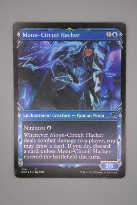 MTG Moon-Circuit Hacker Showcase FOIL #334 Kamigawa: Neon Dynasty Common