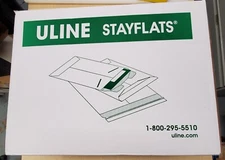 100 Uline 12 3/4" x 15  StayFlats Mailers White Self-Seal $65.00 Retail
