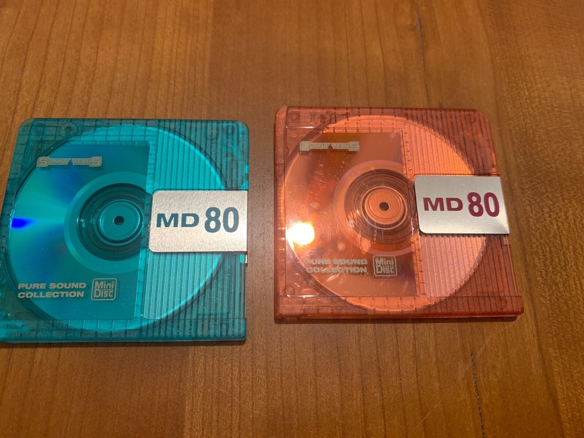 4 mini disques Daiso Natural Series 80 minutes enregistrables couleurs
