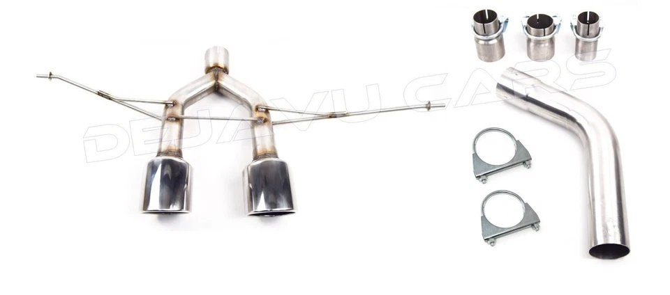 R32 R20 look d'échappement sport en acier inoxydable pour VW Golf 5 et Golf 6 - Photo 4/4