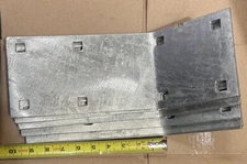 6 Pcs 8 Hole  Mount 45-Degree Angle Bracket 5”width x9”x 5”Heavy Duty 1/4” Thick