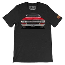 1965 Chevy Chevelle SS The Legend Classic Car Men's T-shirts  Made in USA