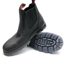 Redback Easy Escape Oil Kip USBBK  Steel Toe Black Leather Safety Work Boots