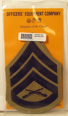 USMC US Marine Corps Male Staff Sergeant Rank Pair Alpha Dress Shirt Packaged