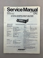 Bose CRC Copy of Service Manual from Bose Free Shipping