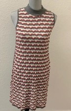 Postmark Anthropologie gray stripe Sweater sleeveless knit dress large New RARE