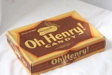 Oh Henry Candy Bar Display Box Williamson True Detective Mysteries MBS AD 