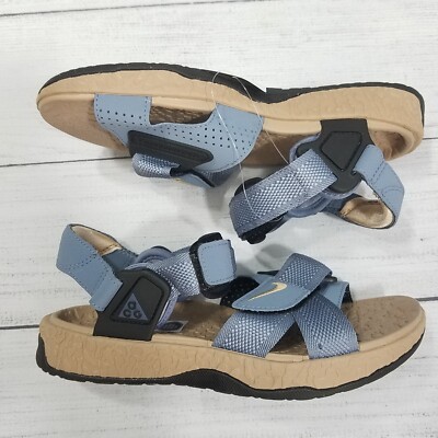 靴 ACG AIR DESCHUTZ+SZ Nike ACG Air Deschutz Sandals Mens sz 4 (Womens 5) Ashen Slate