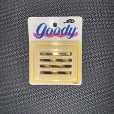 Vintage 1990 Goody 2 Hair Clips Barrettes Tortoise Set of 4 No. 3603 USA