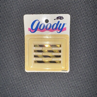 Vintage 1990 Goody 2” Hair Clips Barrettes Tortoise Set of 4  display picture 1