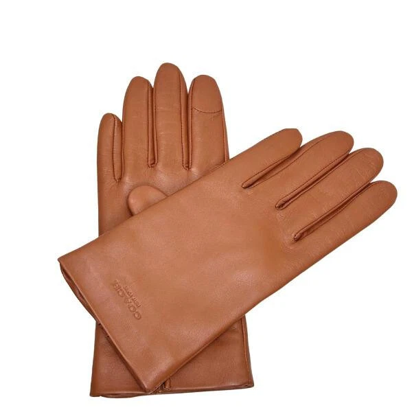 Coach Women's Saddle Leather Tech Gloves (CV864) Size L - NWT - Image 3 of 4