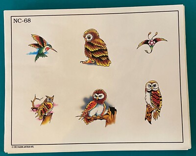 Spaulding and Rogers Tattoo Flash Sheet NC-68