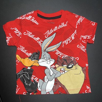 looney toons tshirt Toddler Size 2T