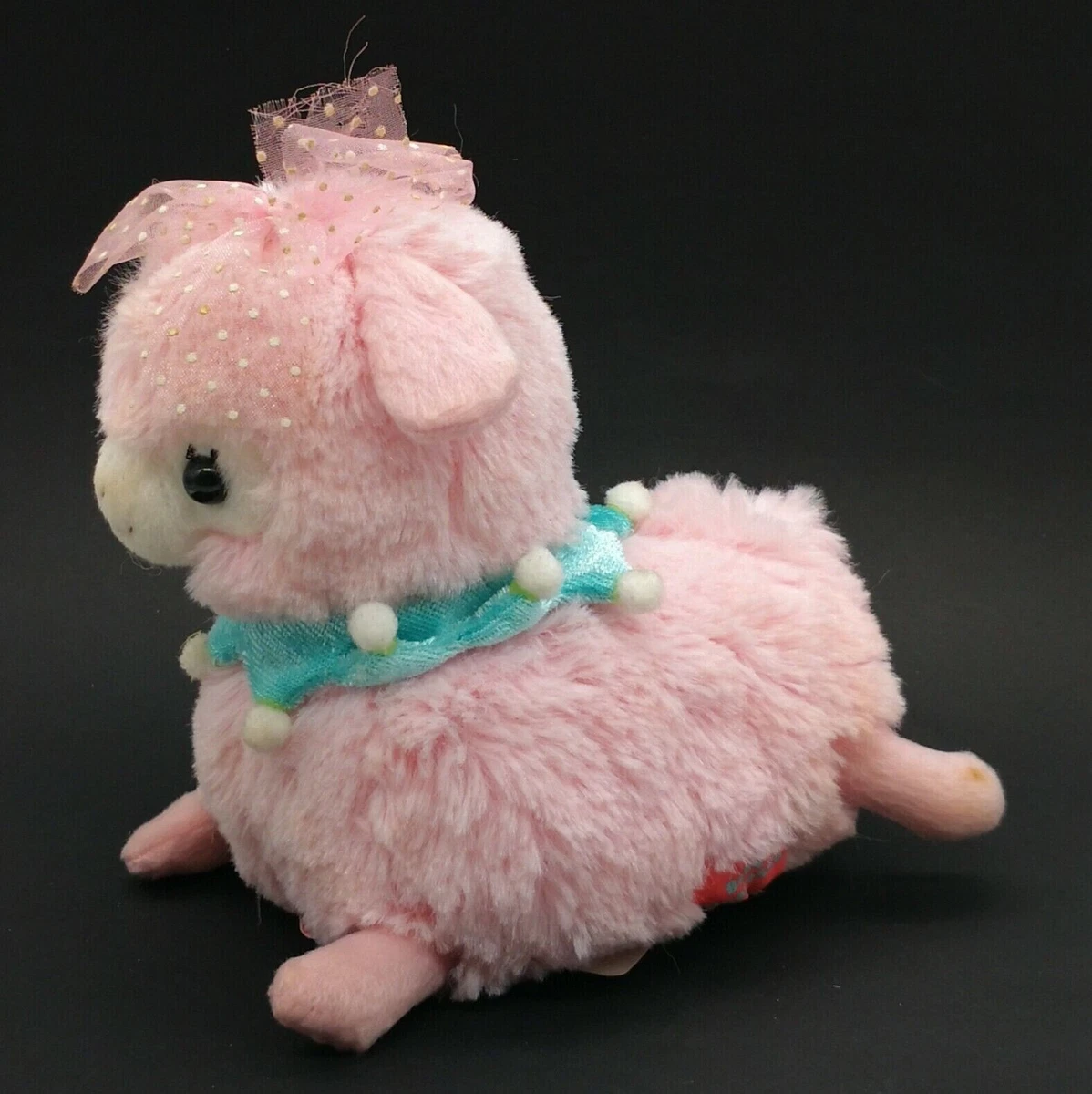 Amuse Alpaca Light Pink BABY ALPACASSO w Bow 5.5