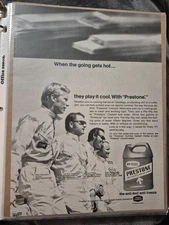 1970 PRESTONE ANTI-FREEZE AD "When the going gets hot" (JA1194