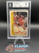 Michael Jordan #8 Prices [Rookie] | 1986 Fleer Sticker