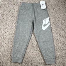 Nike Nike Boys Child Sweat Pants Joggers Size 6 Heather Gray 5-6 Years NWT 38