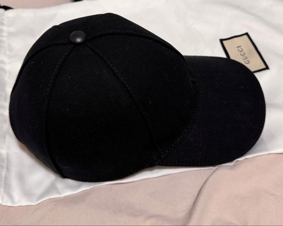 Gucci Hat Cap Baseball Cap Black Size S Women Authentic thumbnail 20