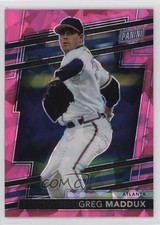 2024 National Convention VIP Gold Pack Pink Sparkle Prizm 25/88 Greg Maddux 15bk