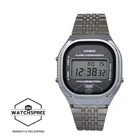 Casio Digital Vintage Style Stainless Steel Band Watch A140WE-8A