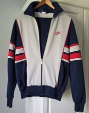 VINTAGE 1980s Nike Track Suit Jacket  Pants SET Sz Medium VERY NICE